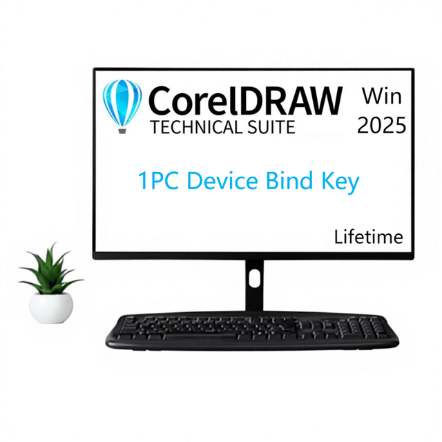 CorelDRAW Technical Suite 2025 Win Digital Code Lifetime Device Bind Key Vector Drafting and Design Software