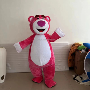 Efun MOQ 1 PCプロフェッショナルカスタムインフレータブルストロベリーベアマスコットコスチュームぬいぐるみウォーキング漫画コスプレコスチューム大人用 - Product Image 2