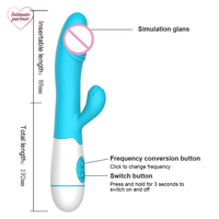 Jouets sexuels anaux à double mode de vibration de haute qualité en provenance de Chine, vibrateur, gode anal vibrant, jouet sexuel pour femmes