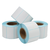 Rouleau d'étiquettes thermiques directes vierges Haoxuan, autocollantes, imperméables, imprimables et inscriptibles pour l'identification des produits et l'emballage