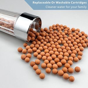 Hand <b>Shower</b> Rainfall Handheld <b>Shower</b> Head with Ionic Filter Stone <b>System</b> for Bathroom Faucet Accessories - Product Image 4