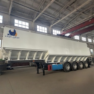 Camion-citerne semi-remorque de 60 m³ |   Remorque de transport d'aliments pour animaux en vrac avec système de décharge par vis sans fin - Product Image 4