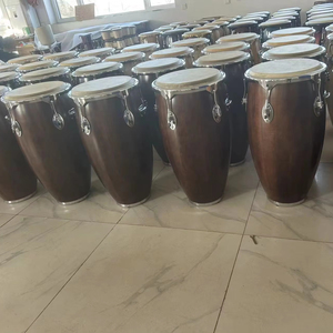 Venta caliente 10 "y 11" cabezas de vaca de piel de oveja juego de tambor <span class=keywords><strong>Conga</strong></span> de madera precio de fábrica tambor <span class=keywords><strong>Conga</strong></span> de percusión latina del <span class=keywords><strong>mejor</strong></span> vendedor - Product Image 1