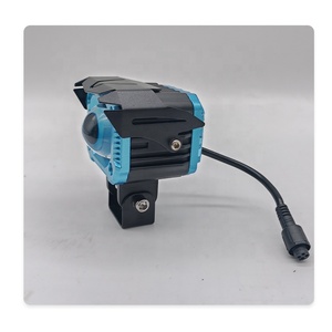 Ba Màu Sắc Xe Máy Đèn Pha <span class=keywords><strong>LED</strong></span> Ống Kính Đèn Pha Với Nhấp Nháy Đèn Lái Xe Làm Việc Ánh Sáng Đèn Sương Mù Bóng Đèn Cho Xe Xe Tải - Product Image 5