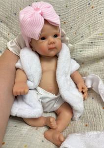 Poupée Reborn Fille <span class=keywords><strong>LouLou</strong></span>/Bettie de 13 pouces, 100% Silicone Platine, Réaliste, Peinte à la Main, Jouet Doux Certifié CE pour Bébé - Product Image 5