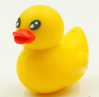 Clé USB/forme de canard Clé USB en caoutchouc Canard 3D Stockage personnalisé en silicone personnalisé avec 8 Go/16 Go/32 Go/64 Go/128 Go
