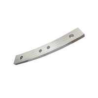 Plaque Courbe Usinée CNC en Aluminium 6063, Bande de Montage Arciforme Haute Précision avec Trous Filetés, Acier Inoxydable Personnalisé