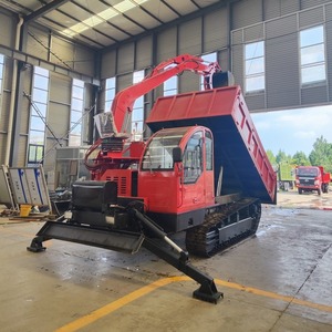 Petit Dumper sur chenilles Camion à benne basculante hydraulique Dumper à chenilles automatique 500kg Mini Dumper brouette avec Briggs & Stratton - Product Image 4