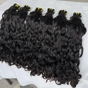 Wholesale Vietnamese Raw Virgin Human Hair Double Drawn Cuticle Aligned Hair Vendor Natural Wave Raw Human Hair Bundles