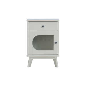 Muebles de Dormitorio Modernos de Madera de Pino Macizo de la Colección EVEREST, Mesita de Noche de Madera Versátil con Almacenamiento - Product Image 1