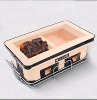 Fourneau en argile de style japonais pour dîner en plein air, camping, barbecue, utilisation dans les restaurants et les hôtels