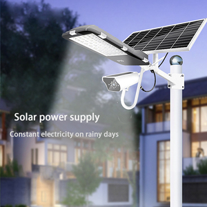 Outdoor IP65 4G/WIFi App Control Integrated Type Security <b>Solar</b> Street Light With CCTV <b>Camera</b> - Product Image 1