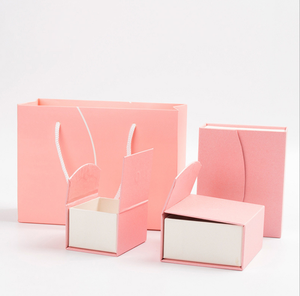 Custom Logo Printed Gift Bracelet Necklace Jewel <strong>Packaging</strong> <strong>Book</strong> Style Jewelry <strong>Set</strong> Boxes pink Flip Top Magnetic Jewelry - Product Image 3