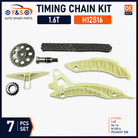 Kit Rantai Timing Ys Baru Tahan Aus, Suku Cadang Paduan Logam untuk Mesin Peugeot N12B16 1.6L Empat Silinder Naturally Aspirated