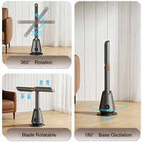 Nouveau ventilateur Tuya Smart Cool Air Circulation Tower Fan, ventilateur sans pales pour la pièce, 180 °   Lame pliable sans lame