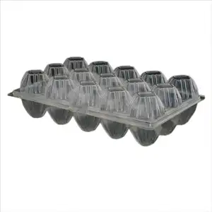 Customized transparent or white egg trays plastic and egg tray machine and plastic egg trays for 30 holes for packaging
