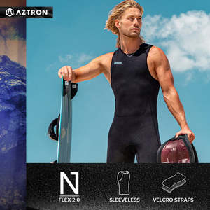 Combinaison <span class=keywords><strong>de</strong></span> plongée AZTRON Long John 2 mm pour <span class=keywords><strong>homme</strong></span>, une pièce sans manches, peau lisse, <span class=keywords><strong>triathlon</strong></span>, maintien au chaud, plongée en plein air, <span class=keywords><strong>maillot</strong></span> <span class=keywords><strong>de</strong></span> <span class=keywords><strong>bain</strong></span> - Product Image 2