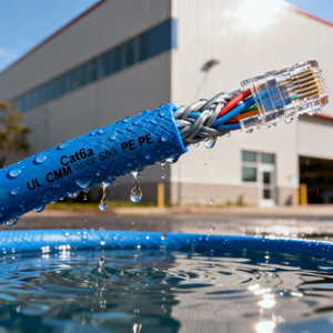 Cavo di Rete Cat6a U/FTP Schermato 23AWG Trasmissione 10Gbps Larghezza di Banda 500MHz 100m per Case Intelligenti e Uffici - Product Image 1