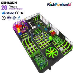 इनडोर बच्चों फिटनेस जिम ट्रैम्पोलिन पार्क खेल मैदान के मैदान के उपकरण गुणवत्ता वाले ट्रैम्पोलिन उपकरण इनडोर आउटडोर के लिए - Product Image 1