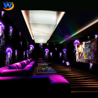 Ktv Bar Club 3d Holographique Immersif Salle Mur Projecteur Système Interactif Projection Cartographie Espace