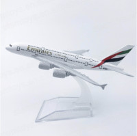 Modèle d'avion en alliage OEM personnalisable Emirates Airline A380, 16 cm et 20 cm, souvenirs d'avion