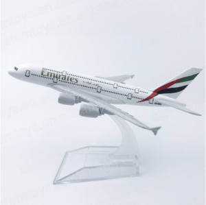 Modèle d'avion en alliage OEM personnalisable <span class=keywords><strong>Emirates</strong></span> <span class=keywords><strong>Airline</strong></span> A380, 16 cm et 20 cm, souvenirs d'avion - Product Image 2