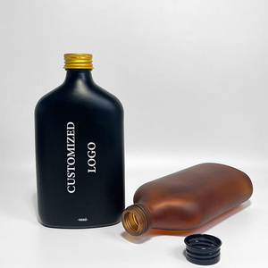 Bán Buôn 50Ml 100Ml 200Ml 250Ml 350Ml 500Ml Rõ Ràng Frosted Matt Đen Lạnh Brew Nước Cà Phê Chai Thủy Tinh Cho Nước Giải Khát Rượu - Product Image 5