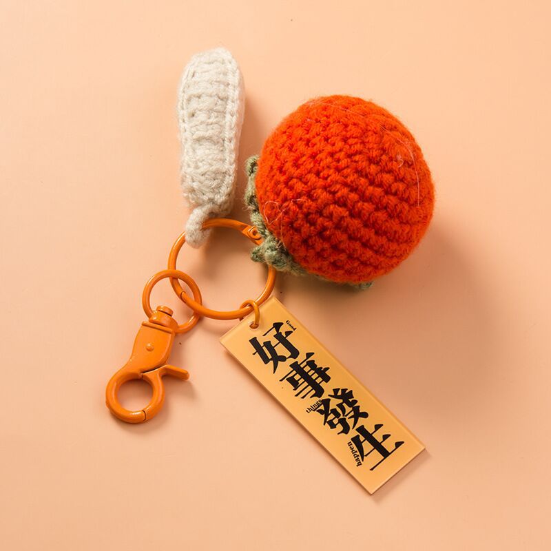 Caqui naranja intenso + maní (múltiples accesorios)