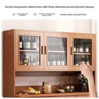 Buffet mural moderne minimaliste en bois, meuble de cuisine multifonctionnel, rangement pour salon, salle à manger, meubles de maison