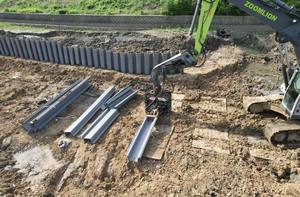 Material reciclable Eco Smart PVC Plastic Sheet Pile rentable para infraestructura verde y prevención de inundaciones - Product Image 5