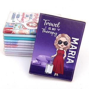 Elanmei Fabricante - Funda de Pasaporte de Cuero PU Personalizada con Estampado de Anime, Portadocumentos, Tarjetero, Bolsa para Documentos - Product Image 4