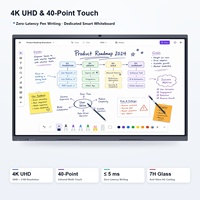 Tableau interactif intelligent tout-en-un 4K de 75/86 pouces, Android 16, 8 Go RAM, 128 Go, Google EDLA, caméra 48 MP, multi-touch – Meilleures ventes