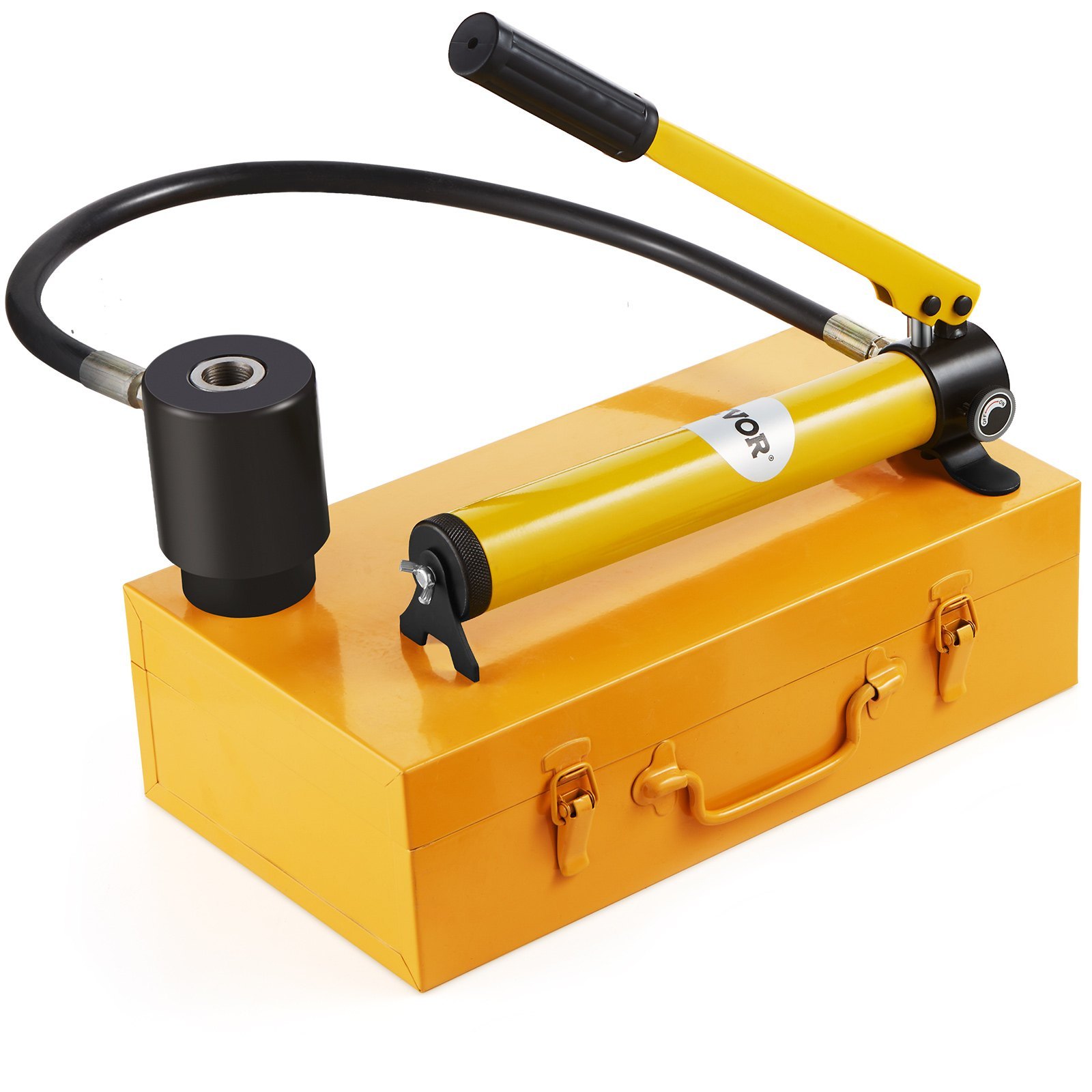 ZUVER 15 Ton Hydraulic Knockout Punch Kit - 10 Dies (1/2" To 4") For Metal & Plastic Hole Cutting - View #9