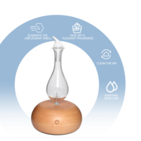 Diffuseur d'huiles essentielles à nébulisation 25 ml, 7 couleurs lumineuses, pour chambre, yoga, spa