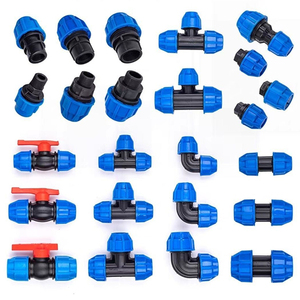 ข้อต่อท่อพลาสติก HDPE ขนาด 63 มม. แบบกดเร็ว สำหรับระบบน้ำหยดในสวน - Product Image 1