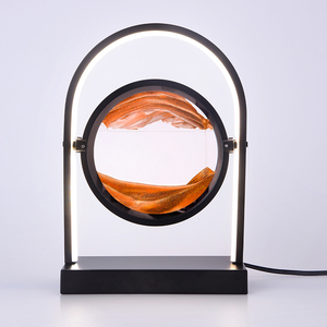 Đèn Bàn LED Trang Trí Tranh Cát Trang Trí Đầu Giường Phòng Ngủ Phòng Ngủ Phòng Khách Sạn Sạc Điện Thoại Di Động Cao Cấp - Product Image 2