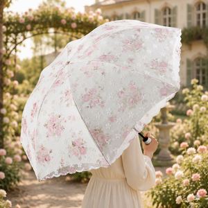 ร่มพับสามตอนลายลูกไม้ 8K Blossom หลากสี รุ่นใหม่ล่าสุด รับทำโลโก้ ขายส่ง ของขวัญทางธุรกิจ - Product Image 3