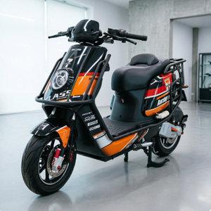 HONG NIU PLUS <span class=keywords><strong>Moto</strong></span> électrique <span class=keywords><strong>Red</strong></span> <span class=keywords><strong>Bull</strong></span> PLUS à longue portée (1455 mm) avec autonomie de 220 km, anti-évacuation, pour service commercial de livraison - Product Image 6