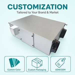Filter Ventilator Pemulihan Energi Grosir G4 4-6 Buah Sistem <span class=keywords><strong>Udara</strong></span> Segar untuk Ruang Ramai Pabrik - Product Image 1