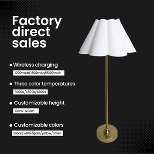 Touch Dimming Fabric Shade <strong>Lamp</strong> Gold/<strong>Silver</strong>/Black Commercial-Duty Design for Commercial Interior Styling - Product Image 2