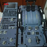 Système de simulateur de vol A320, quadrant de commande des gaz, MCDU, équipement d'entraînement au vol, simulateur de cockpit complet pour usage domestique