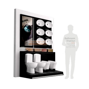 Chất lượng cao bồn rửa nhà vệ sinh hiển thị vệ sinh phù hợp Hội Đồng Quản trị showroom bán lẻ đứng thiết bị vệ sinh hiển thị cho showroom hệ thống - Product Image 1