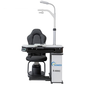 ชุดโต๊ะและเก้าอี้ตรวจวัดสายตาคุณภาพสูง S-600C พร้อมอุปกรณ์ตรวจวัดสายตาและเครื่องวัดการหักเหของแสง - Product Image 1