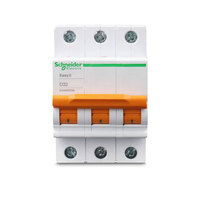 Disjoncteur miniature schneider MCB Easy 9 Ic60 Ic65 unipolaire 6A 10A 16A 20A 25A 32A 1P + N Easy MCB disjoncteur 2 pôles SP 10A