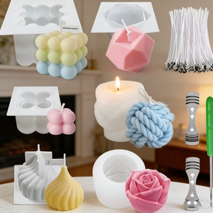 <span class=keywords><strong>Kit</strong></span> Completo Professionale <span class=keywords><strong>per</strong></span> la Creazione <span class=keywords><strong>di</strong></span> <span class=keywords><strong>Candele</strong></span> Fai-da-Te in Cera <span class=keywords><strong>di</strong></span> <span class=keywords><strong>Soia</strong></span> Profumata con Silicone, <span class=keywords><strong>per</strong></span> Principianti e Avviamento Attività Artigianale - Product Image 4