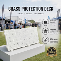 Planche de protection d'herbe résistante aux UV, panneaux de protection de gazon emboîtables pour festivals, tapis de sol pour tentes et événements