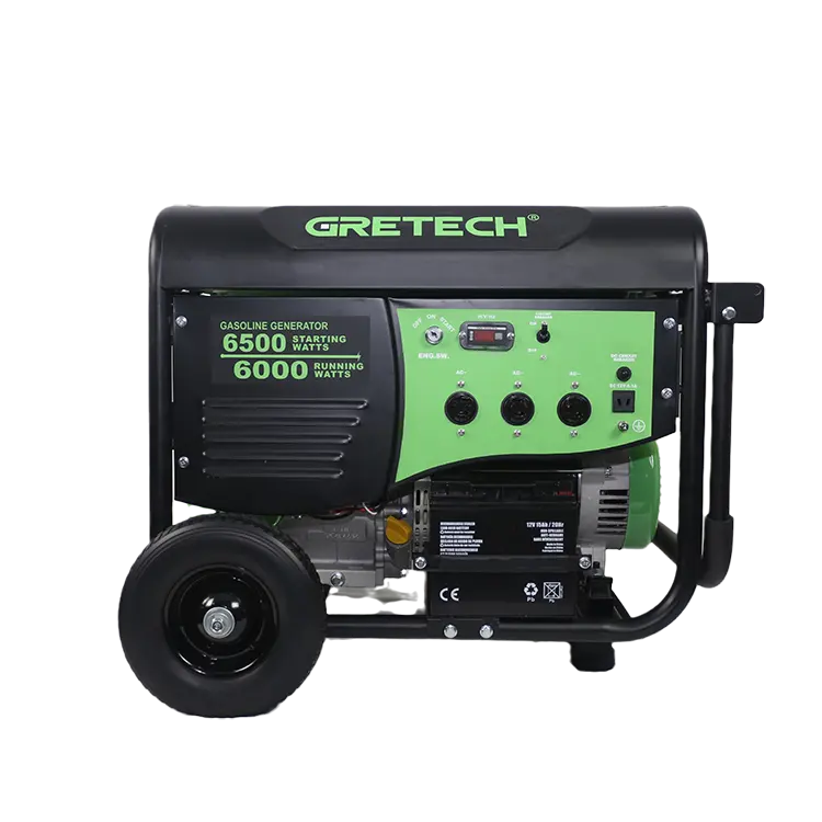 Benzina elettrica silenziosa del portatile del generatore 7kw 6.5 kw della benzina 6.6kw di silenzio di Gretech JL700112 7k