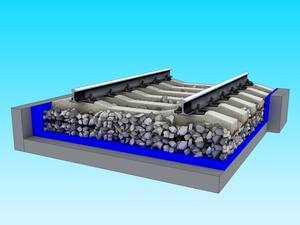 Piezas y accesorios para trenes, comodidad mejorada para pasajeros, alfombrillas <span class=keywords><strong>de</strong></span> balasto que reducen la contaminación acústica en túneles <span class=keywords><strong>de</strong></span> trenes - Product Image 5