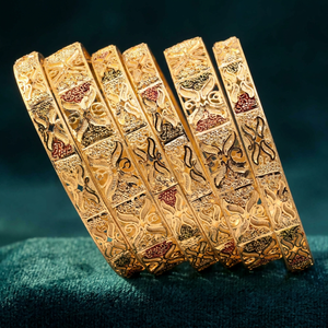 กำไลข้อมือชุบทอง 14K 18K 24K ขายส่ง, กำไลแฟชั่น, กำไลแบบดั้งเดิม, เครื่องประดับชุบทอง, เครื่องประดับทองคำ - Product Image 3