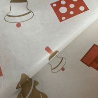 Poire des neiges 17g personnaliser votre logo feuille d'or Logo papier d'emballage en tissu LOGO imprimé vêtements chaussures papier d'emballage cadeau